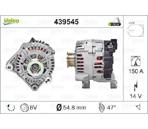 Alternátor VALEO 439545