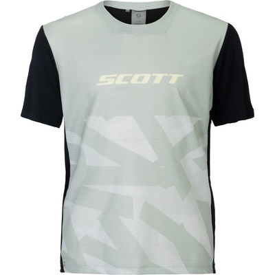 Scott Детска фланелка с къс ръкав за колоездене Scott Kid's Tee Vertic Delta S/S Cycling jersey - Spray Grey (756-0260-0313)