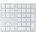 Satechi Безжична Bluetooth клавиатура за MacBook (сребрист) - Satechi Aluminum Bluetooth Extended Keypad (ST-XLABKS)