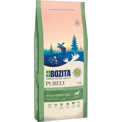 Bozita Purely Dog Adult Elk GF 11 kg