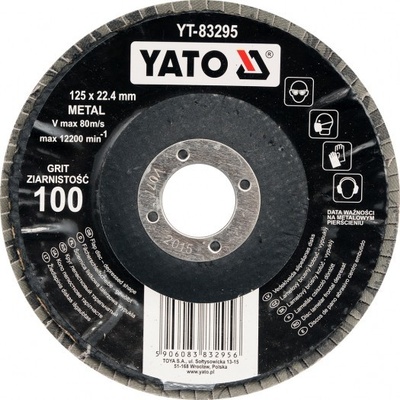 Yato Kotouč lamelový korundový 125 x 22,2 mm P36 YT-83291