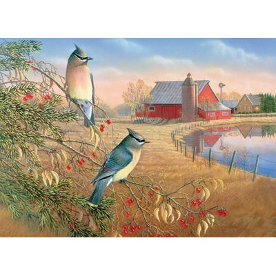 Cobble Hill Cedar Waxwings 1000 dielov