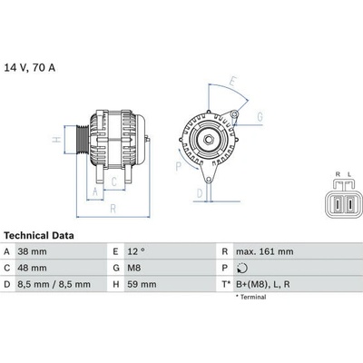 generátor BOSCH 0 986 049 570