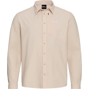 Jack Wolfskin Мъжка риза с копчета Jack Wolfskin Prelight Suncool L/S Shirt - Oyster - размер XXL (033-3069-0215)