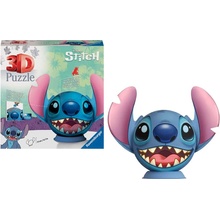 RAVENSBURGER 3D Puzzleball Stitch s ušima 77 ks