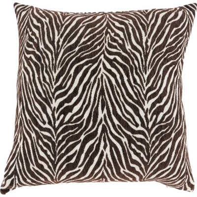 SoleVito vankúš Crafted Zebra hnedý 45x45