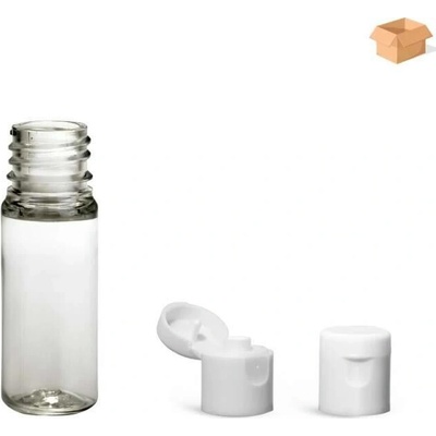 Via Plastová lahvička čirá s bílým dávkovacím víčkem 10 ml 2000 ks
