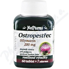 MedPharma Ostropestřec Silymarin 200 mg 67 tablet