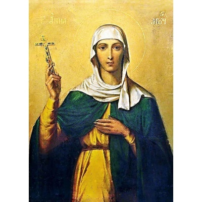 Sv. Anna (ikona 333) Rozměry cm: A - 8x10cm