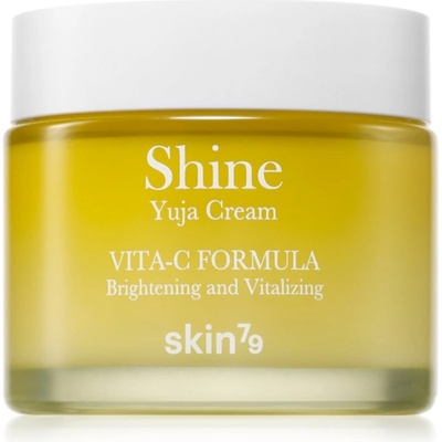 skin79 Shine Yuja Cream Vita-C Formula хидратиращ и озаряващ крем за лице за кожа с хиперпигментация 70ml
