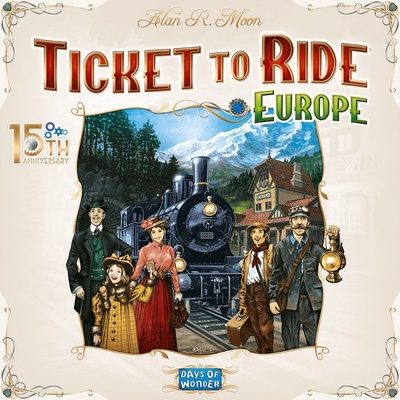 Days of Wonder Настолна игра Ticket to Ride - Europe (15th Anniversary Edition) - Семейна