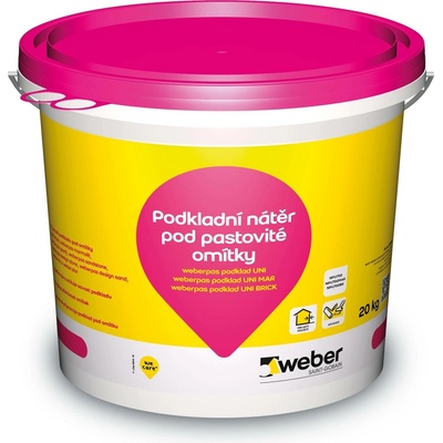Penetrace weberpas podklad UNI hnědá 20 kg