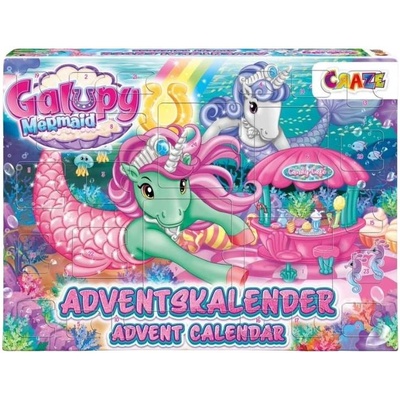 CRAZE Адвент календар Craze Galupy - Русалка, 24 части (C43219)