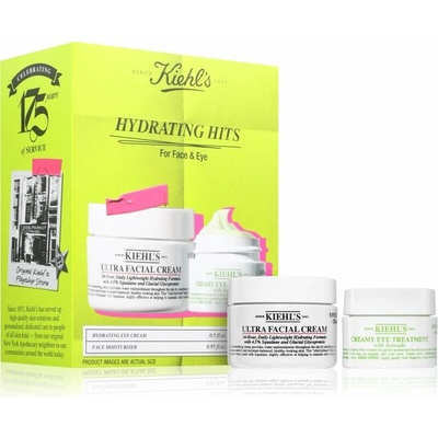 Kiehl's Ultra Facial Cream hydratačný krém na tvár 24h 28 ml + Kiehl's Avocado Creamy Eye Treatment intenzívna hydratačná starostlivosť 14 ml