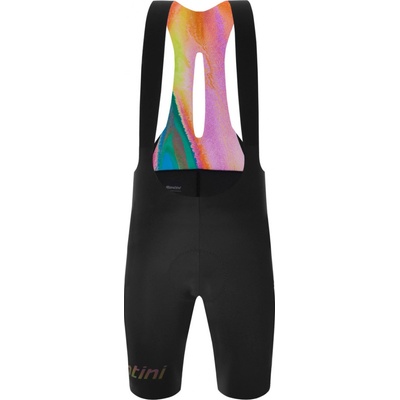 Santini krátke s trakmi Unico Edge čierna