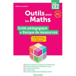 Outils pour les Maths CE2 par domaine - Guide du fichier + Banque de ressources (2025)