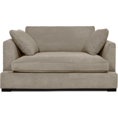 Scandic Бежов диван от рипсено кадифе 132 cm Mobby - Scandic (16942 LIN4)