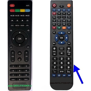 Diaľkový ovládač Toshiba CT-RC1EU-15
