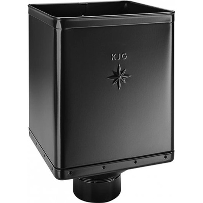 KJG Kotlík žlabový sběrný Design 80 mm intenzivně černý
