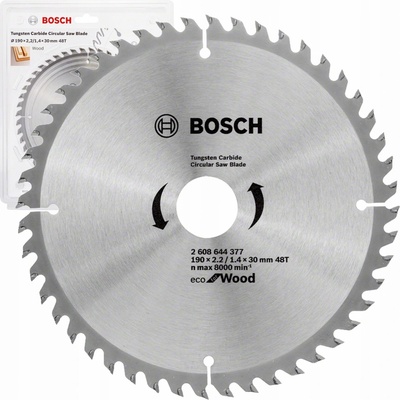 BOSCH EXPERT pilový kotouč na dřevo 190 mm / 30 mm, 48 zubů