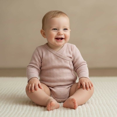 Baby Service Rastúce zavinovacie body ružové vzor obdĺžnik