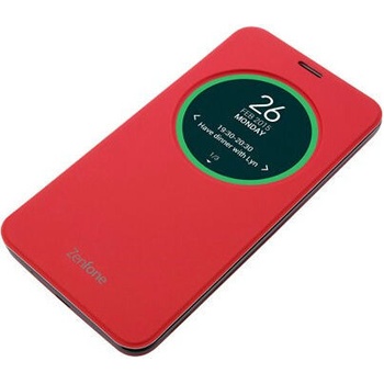 ASUS Калъф за телефон asus ze500 view flip cover червен (90ac00g0-bcv003)