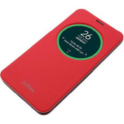 ASUS Калъф за телефон asus ze500 view flip cover червен (90ac00g0-bcv003)