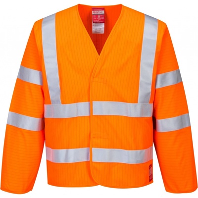 Portwest FR71 Nehorľavá antistatická reflexná vesta Oranžová