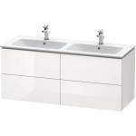 Duravit L-Cube - Шкафче за умивалник 55x129x48 см, 4 чекмеджета, лъскаво бяло LC625902222 (LC625902222)