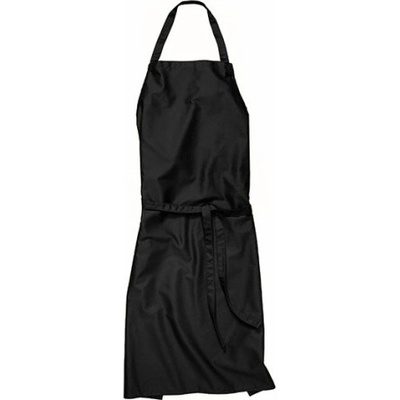 Workwear Verona 90 Dlouhá zástěra s laclem 00131-01 Black