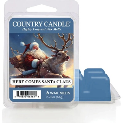 Kringle Candle Here Comes Santa Claus Vonný Vosk 64 g