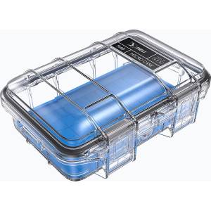 Peli Контейнер за съхранение PELI M40 Micro Case clear blue