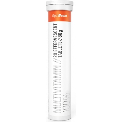 GymBeam Multivitamín 100% 20 tabliet pomaranč