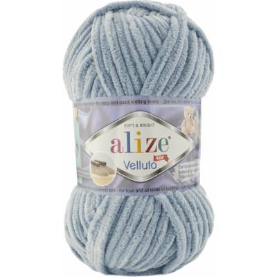 Alize Velluto šedá 428