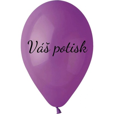 Personal Svet balonku Balónek s textem Fialový 26 cm