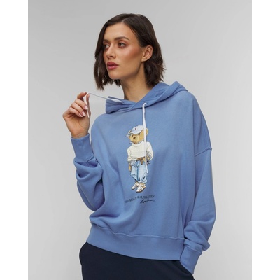 Ralph Lauren dámská mikina S Kapucou Polo Island modrá