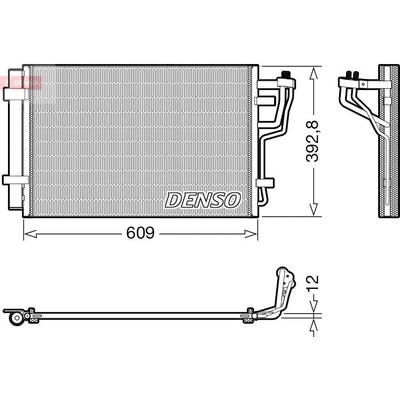 Kondenzátor, klimatizace DENSO DCN41013