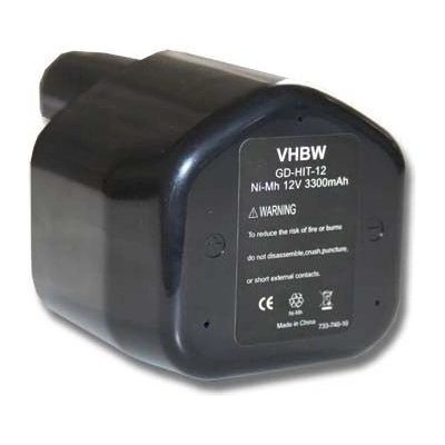 VHBW Батерия за Hitachi EB1224 / EB12B / EB12G, 12 V, 3.3 Ah (800104549)