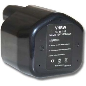 VHBW Батерия за Hitachi EB1224 / EB12B / EB12G, 12 V, 3.3 Ah (800104549)