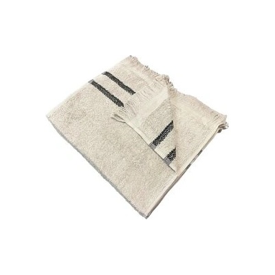 Top textil Dětský ručník Mikuláš 30 x 50 cm s třásněmi světle šedý