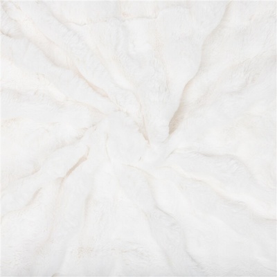 DOMOLETTI Pléd Luxury BamPom bílý 150x200