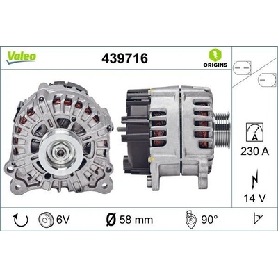 generátor VALEO 439716 VA 439716