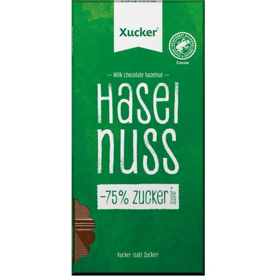 Xucker Mliečna čokoláda s lieskovými orieškami 10 x 80 g