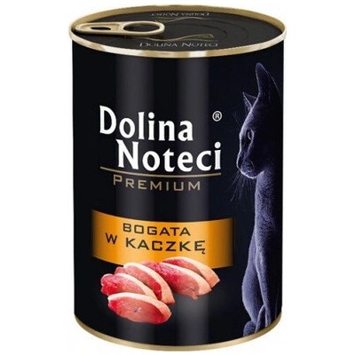 DOLINA NOTECI Premium Duck bohaté kačacie krmivo pre dospelé mačky 400 g