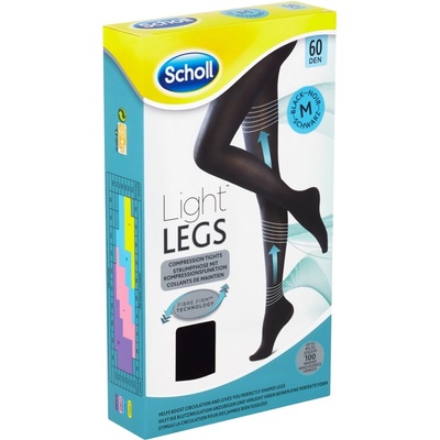 Scholl kompresivní Light Legs 60 DEN kompresní punčochové kalhoty černé – Zboží Dáma