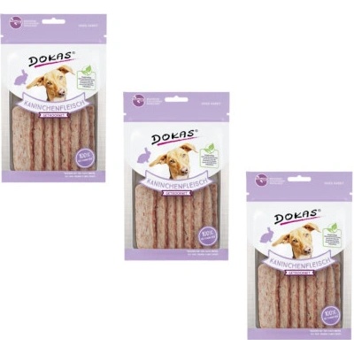 Dokas Dog Králičí plátky 3 x 70 g