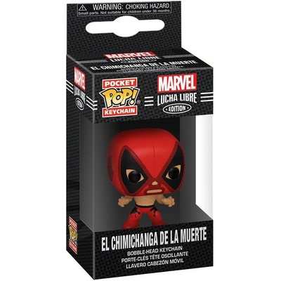Přívěsek na klíče Funko POP Keychain Marvel Luchadores Deadpool