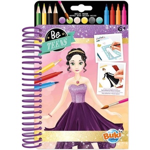 Buki France BeTeens Скицник за вечерни рокли (CM102)