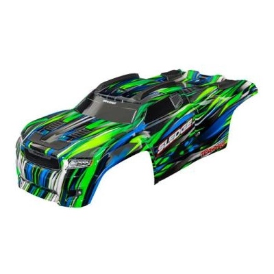 Traxxas каросерия Sledge зелена
