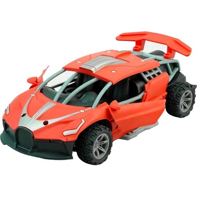 Crazon Състезателна кола с rc управление, led светлини и пушек 1: 24 (cr333-pw2312)